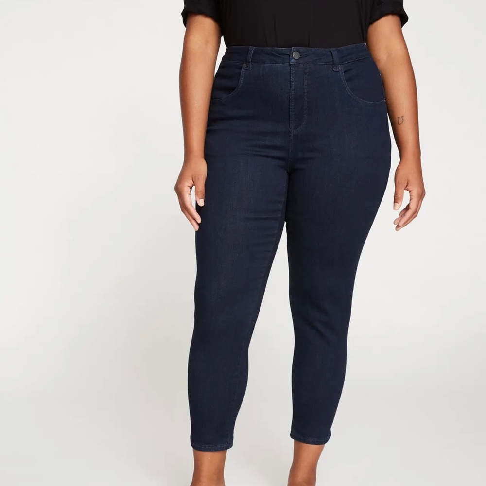 Universal Standard | Seine High Rise Skinny Jeans - Size 14 - Dark Indigo